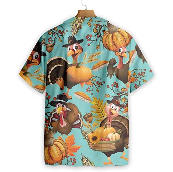 Turkey Thanksgiving Hawaiian Shirt, Thanksgiving Gifts