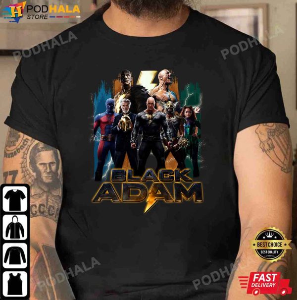 Vintage Black Adam DC Comic T-Shirt For Fans