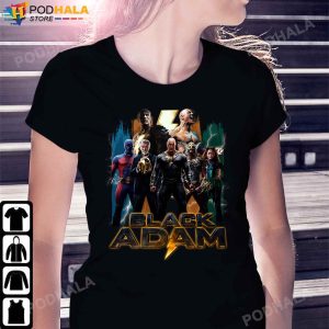 Vintage Black Adam DC Comic TShirt For Fans