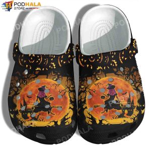 Witch Evil Pumpkin Lady Witch Crocs Halloween Gifts