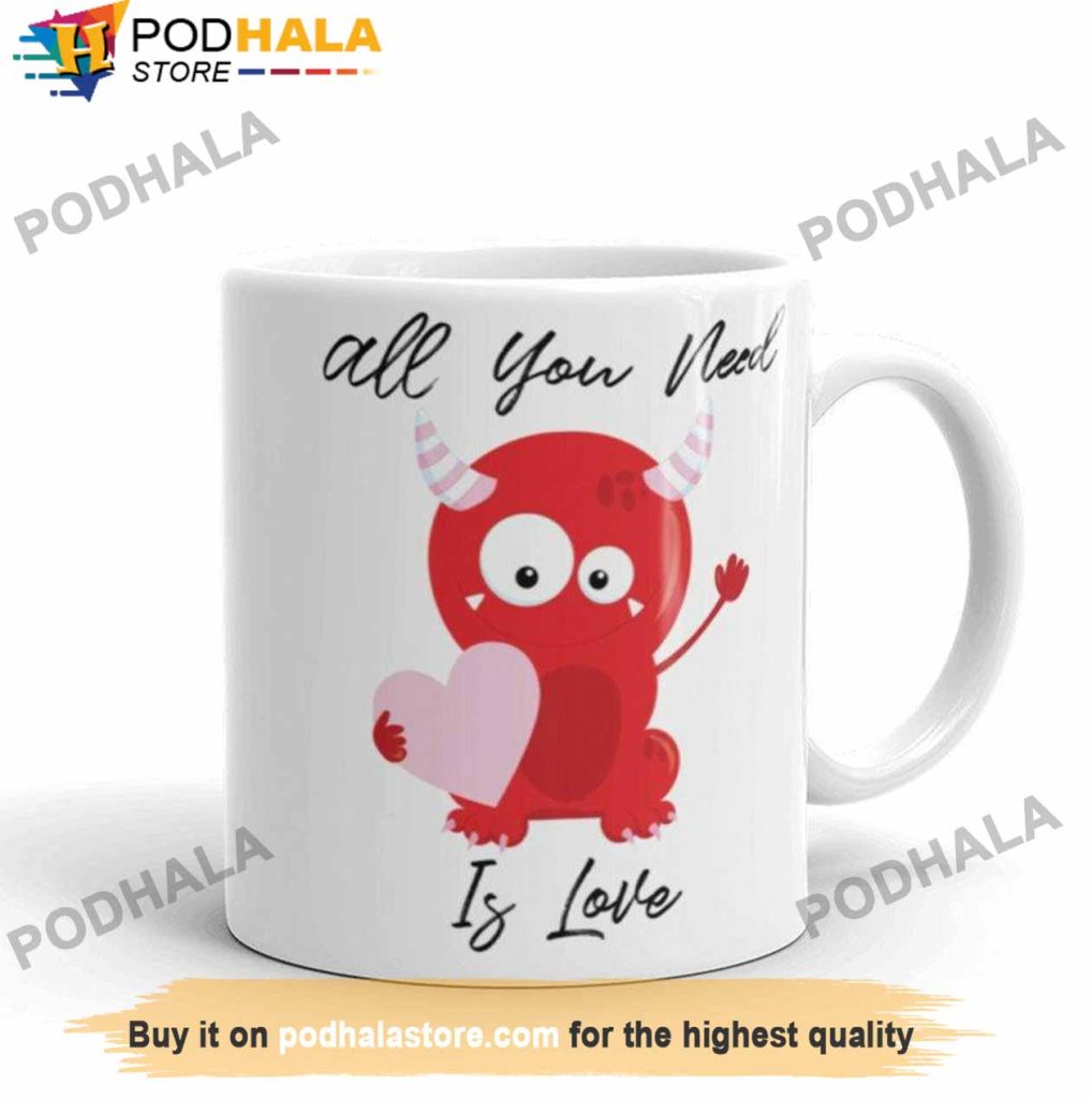All You Need Is Love Coffee Tea Mug, Best Valentines Day Gifts For Boyfriend