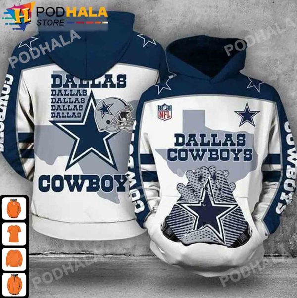 Baseball NFL Dallas Cowboys Christmas Gifts 3D Hoodie, Gifts For Cowboys Fans