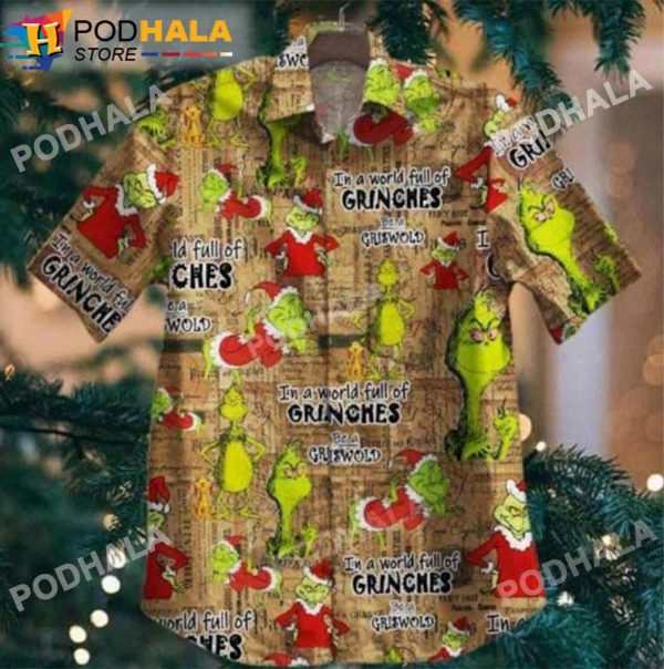 Be A Grisworld Grinch Hawaiian Shirt, Grinch Christmas Gifts