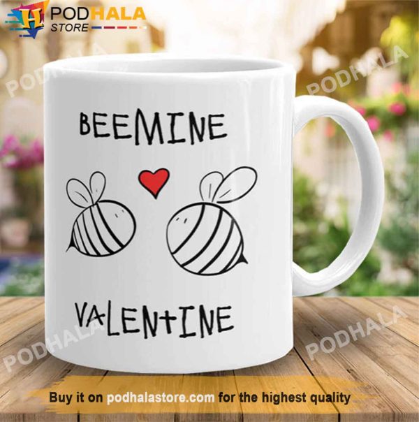 BeeMine Valentine Valentines Day Mug, Unique Valentines Gifts