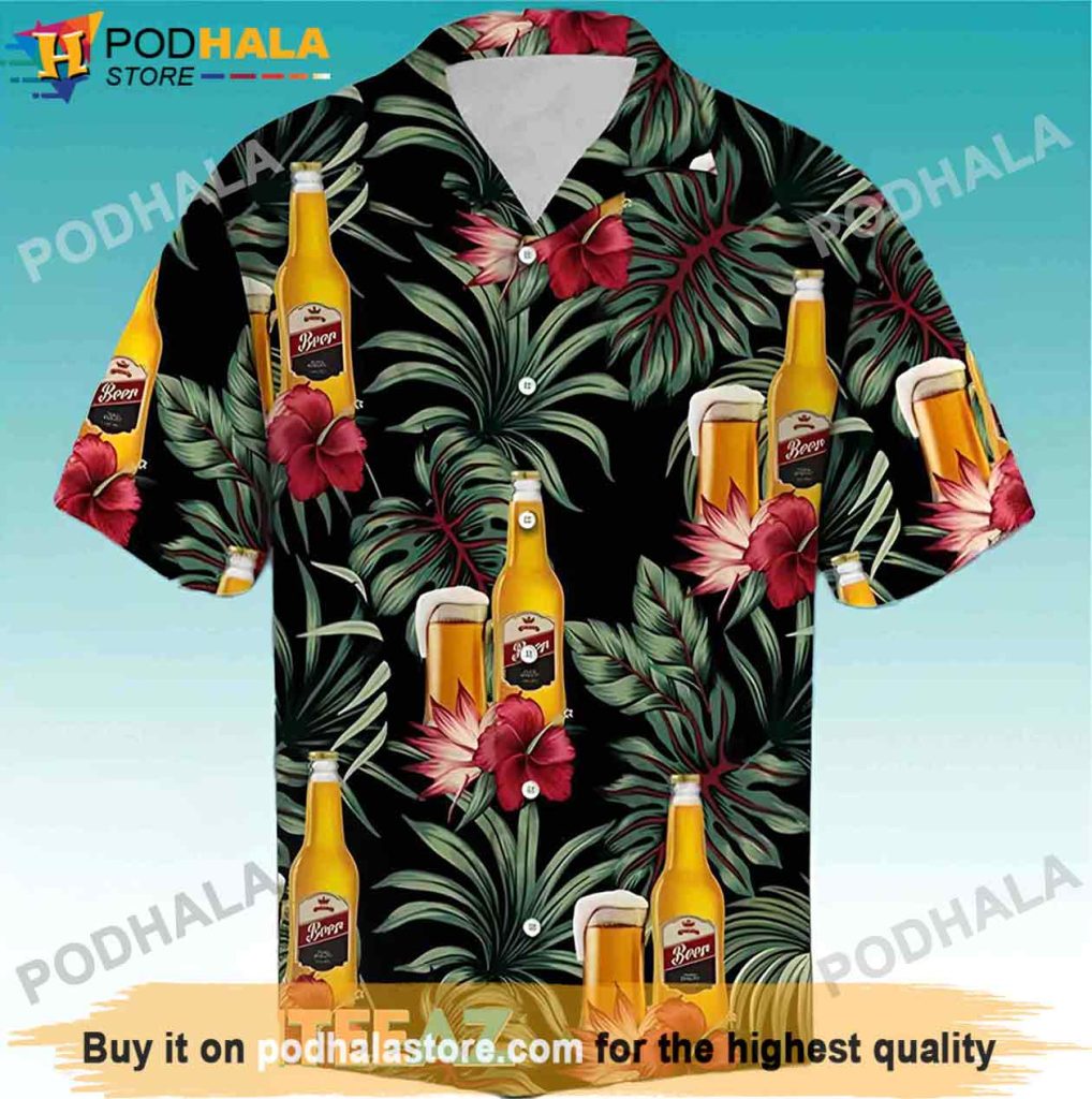 Beer Lovers Tropical Beer Hawaiian Shirt