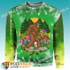 Bigfoot Flowers Xmas Tree Weed Bigfoot Ugly Christmas Sweater