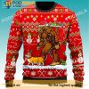Bigfoot Walking Corgi Bigfoot Ugly Christmas Sweater, Sasquatch Gifts