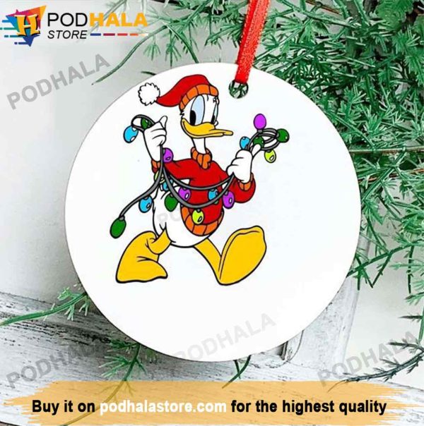 Donald Duck Ornament Christmas Lights, Disney Christmas Ornaments