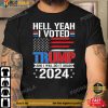 Donald Trump Gifts, Trump 2024 I Voted Trump American Flag Donald Trump Shirt