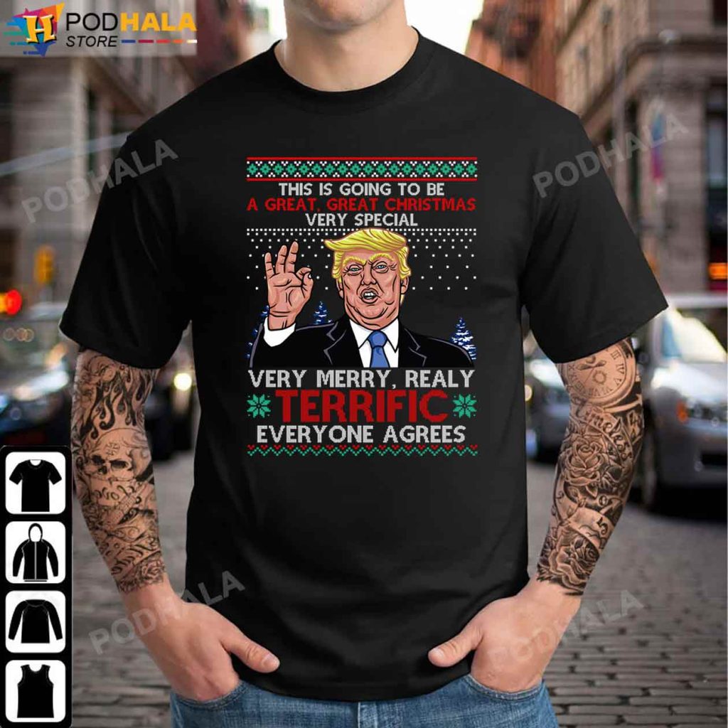 This Going To Be A Great Great Christmas Donald Trump T-Shirt