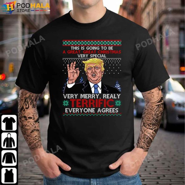 Donald Trump Shirt – This Going To Be A Great Great Christmas T-Shirt
