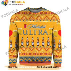 Gifts For Beer Drinkers, Michelob Ultra Beer Christmas Sweater