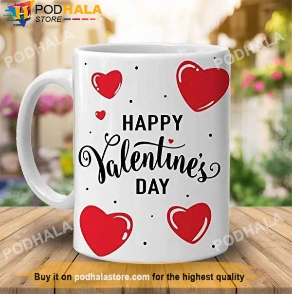 Happy Valentine’s Day Valentines Day Coffee Mug, Unique Valentines Gifts
