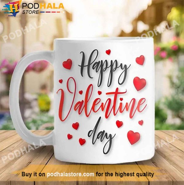 Happy Valentine’s Day Valentines Day Mug, Unique Valentines Gifts