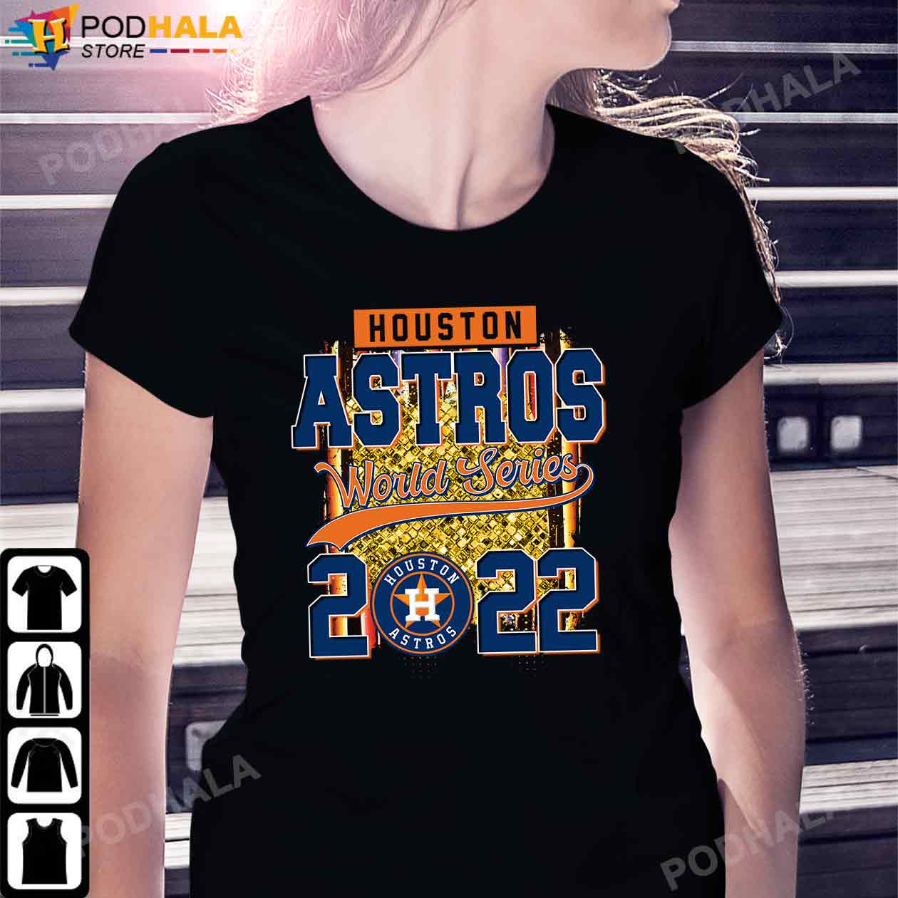 Official Houston astros bad bunny world series champs 2022 T-shirt, hoodie,  tank top, sweater and long sleeve t-shirt