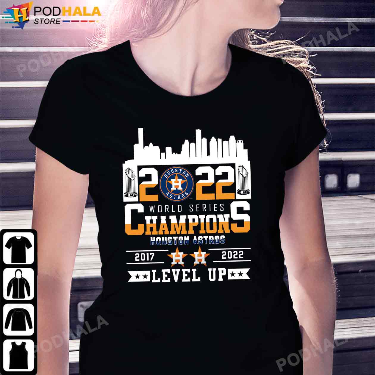 Houston Astros World Series Champions 2017 2022 Unisex T-Shirt