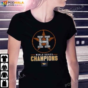 Houston Astros T Shirt Team Houston Astros 2022 World Series Champions