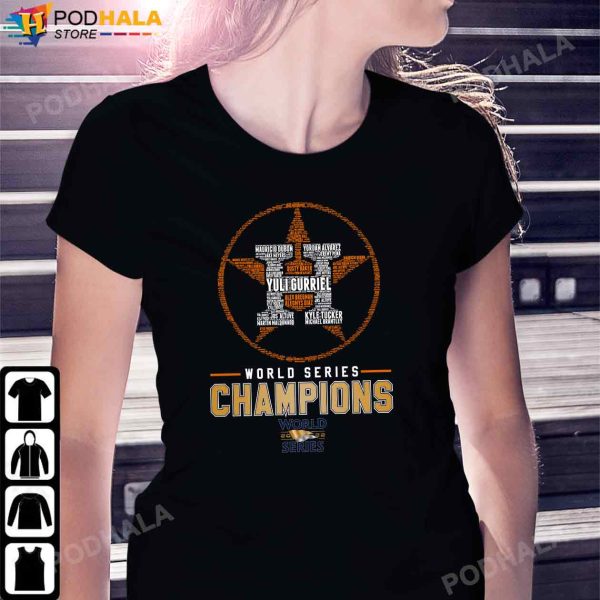 Houston Astros Shirt, Team Houston Astros 2022 World Series Champions