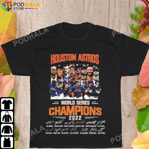 Houston Astros World Series Champions 2022 Signatures Houston Astros Shirt