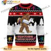 LGBT Unicorn Pool Bigfoot Christmas Sweater, Funny Bigfoot Gifts