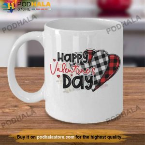 Leopard Hearts Happy Valentine's Day Mug, Best Valentines Day Gifts