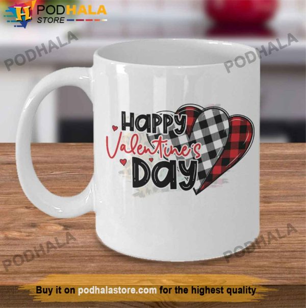 Leopard Hearts Happy Valentine’s Day Mug, Best Valentines Day Gifts