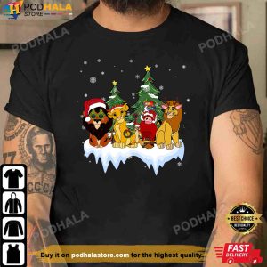 Lion King Simba And Friends Funny Christmas Tee