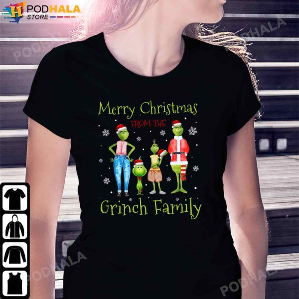 Merry Christmas From The Grinch Family, Grinch Christmas Shirt