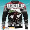 Merry Squatchmas Christmas Tree Bigfoot Ugly Christmas Sweater