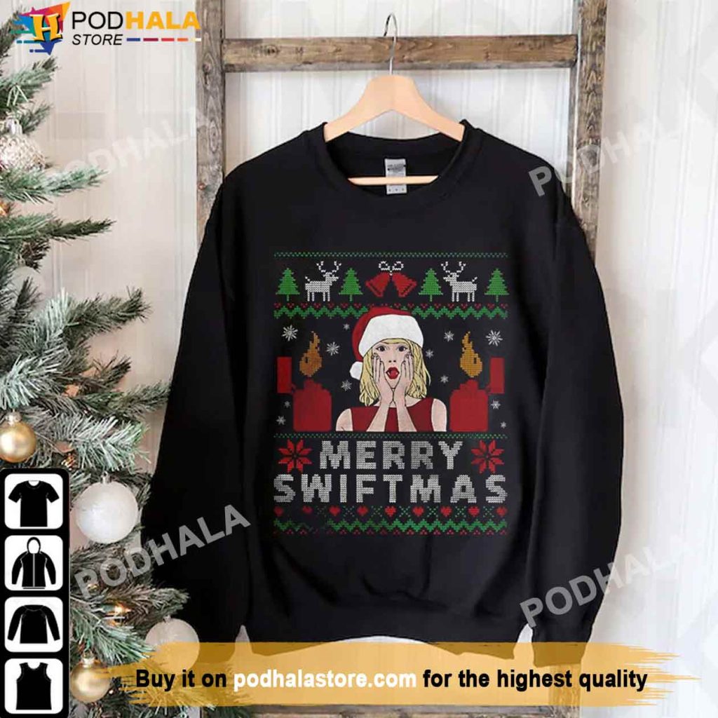 Merry Swiftmas Sweatshirt, Taylor Swift Christmas Gifts