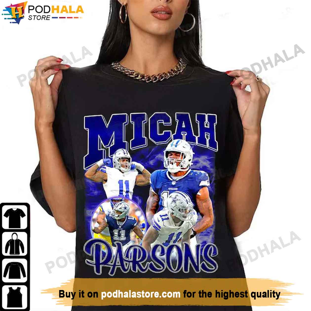 Micah Parsons NFL Player Dallas Cowboys Shirt, Cowboys Gifts - Bring Your  Ideas, Thoughts And Imaginations Into Reality Today