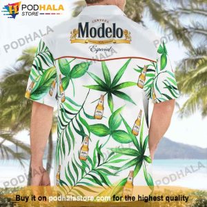 Modelo Palm Leaves Beer Lovers Beer Hawaiian Shirt Best Beer Gifts 2