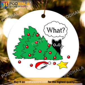 Naughty Cat Christmas Tree Cat Christmas Ornaments, Cat Tree Decoration