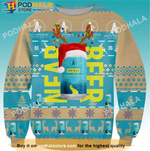 Near Beer Christmas Sweater, Gifts For Beer Drinkers