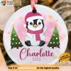 Personalized Family Ornaments Pengiun First Christmas Ornament