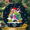 Personalized Family Ornaments Unicorn Dabbing Christmas Ornament
