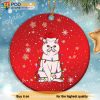 Santa Claus Cat Christmas Ornaments, Cat Tree Decoration