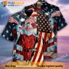 Santa Claus Patriotism America Christmas Santa Hawaiian Shirt, Xmas Gifts