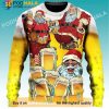 Santa I Want More Beer Christmas Sweater, Gifts For Beer Drinkers