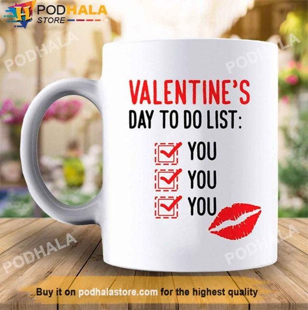To Do List Valentines Day Coffee Mug, Unique Valentines Gifts