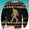 Tribal Bigfoot Ugly Christmas Sweater, Funny Bigfoot Gifts