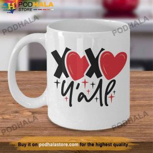 XOXO Yall Valentine's Day Mug, Best Valentines Day Gifts