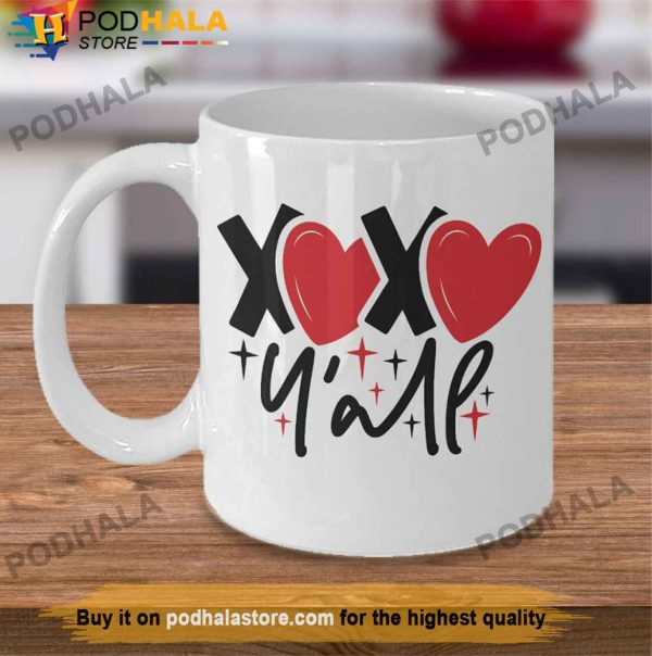 XOXO Yall Valentine’s Day Mug, Best Valentines Day Gifts