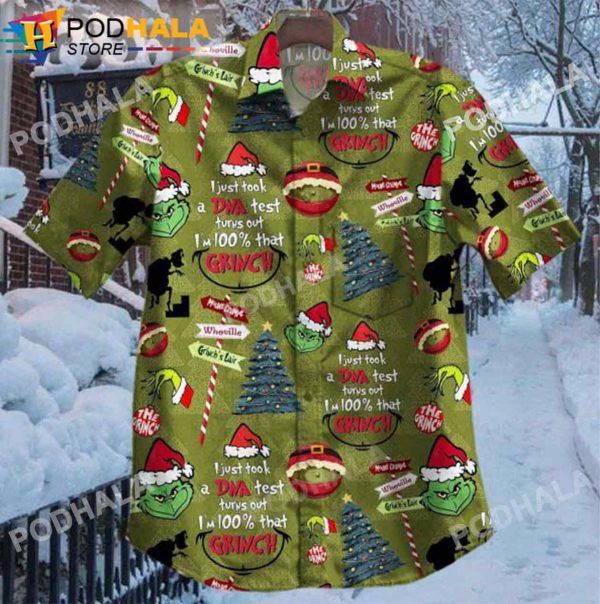 Xmas Grinch Hawaiian Shirt, Grinch Christmas Gifts