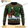 Xmas Santa Claus Bigfoot Christmas Sweater, Funny Bigfoot Gifts