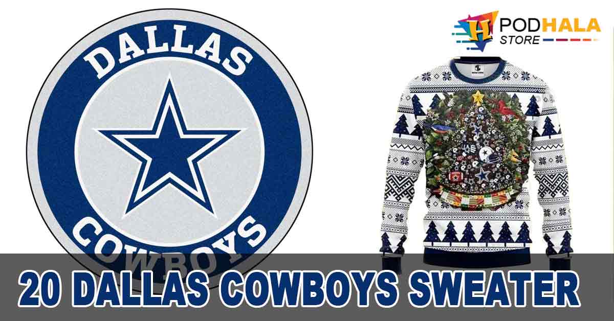 Snoopy Dab Dallas Cowboys All Over Print Christmas Ugly Sweater