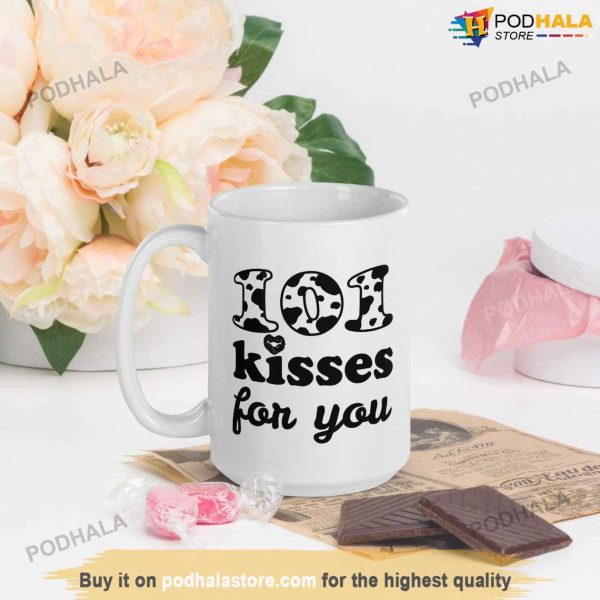 101 Dalmatians Kisses For You Valentines Day Coffee Mug Gifts