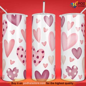 20 Oz Skinny Valentines Day Tumbler, Cool Gifts For Valentines Day