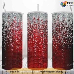 20 Oz Straight Skinny Valentines Glam Tumbler, Great Valentines Day Gifts