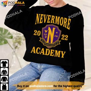 Nevermore Academy Hoodie, Adult Wednesday Addams Shirt, The Addams Family -  Bring Your Ideas, Thoughts And Imaginations Into Reality Today